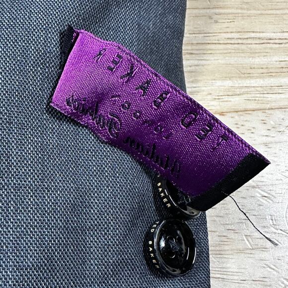 Ted Baker London NWOT Jay Trim Fit Men's 100% Wool Blazer Charcoal Size 46R - Picture 5 of 9